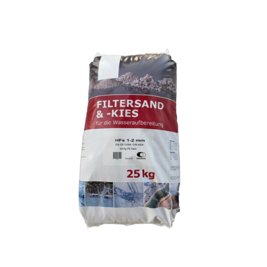 Nisip p/u filtrare DIN 1,0-2,0 (25 kg)