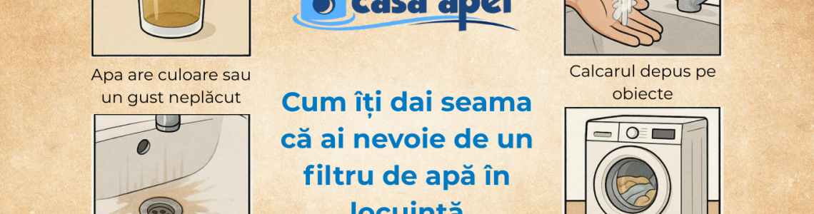 Cum îți dai seama că ai nevoie de un filtru de apă în locuință?