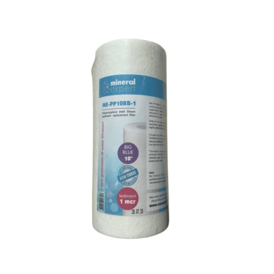 Cartuș mecanic din polipropilenă 1 mcr Mineral Expert (ME-PP10BB-1)