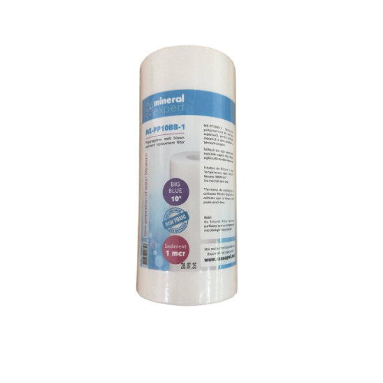 Cartuș mecanic din polipropilenă 1 mcr Mineral Expert (ME-PP10BB-1)