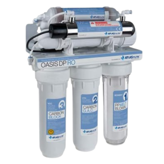 Filtru cu osmoză inversă ATLAS Osmos Oasis DP Trio BW 50 -UV Filtru cu osmoză inversă ATLAS Osmos Oasis DP Trio BW 50 -UV