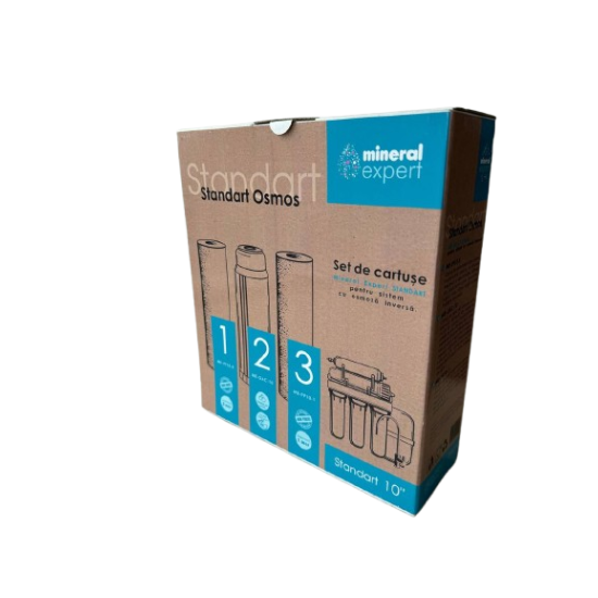 Set cartuse Mineral Expert Standart p/u osmoză inversă Set cartuse Mineral Expert Standart p/u osmoză inversă