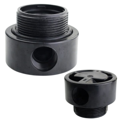 Adaptor head p/u Vessel Tank ME 2.5" In-Out 1"