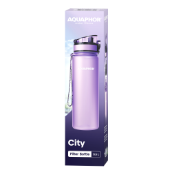 Sticlă cu filtru AQUAPHOR City (Digital lavender)