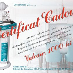 Certificat cadou 1000 lei