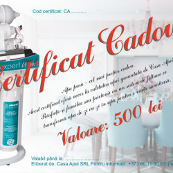 Certificat cadou 500 lei
