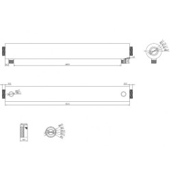 Sterilizator pentru apă cu UV, 25W, 1/2", 1100 l/h