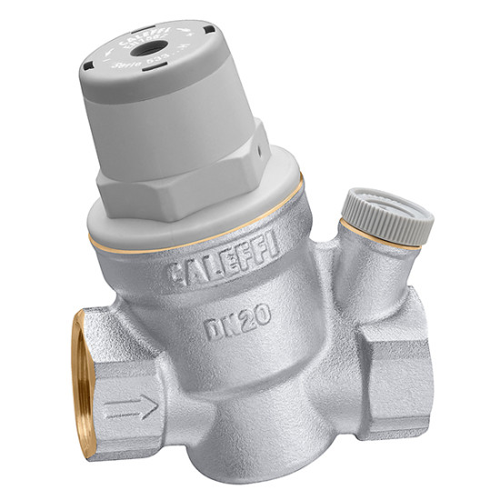 Редуктор давления CALEFFI 1/2" для высоких температур (с накидными гайками)