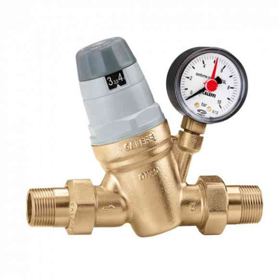 Редуктор давления CALEFFI 3/4" с манометром