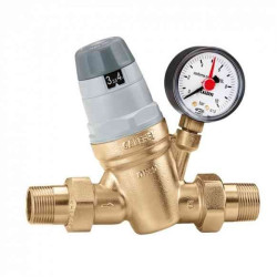 Редуктор давления CALEFFI 1/2" с манометром
